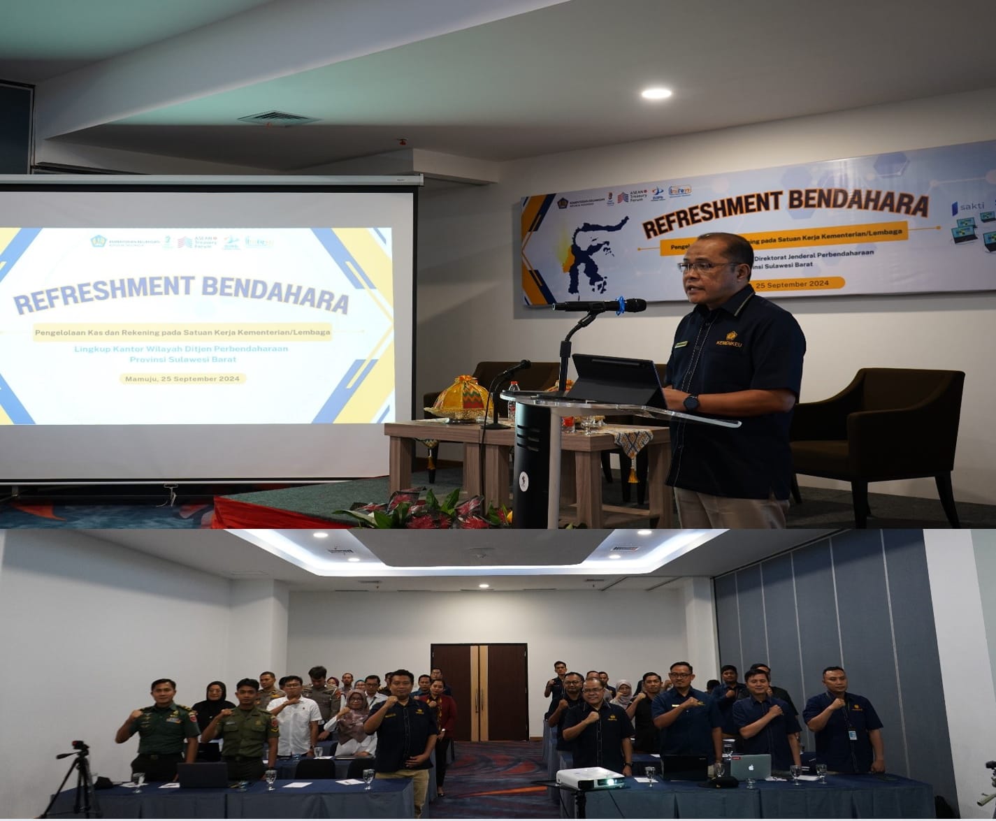 Kanwil Ditjen Perbendaharaan Provinsi Sulawesi Barat Gelar Kegiatan Refreshment Bendahara